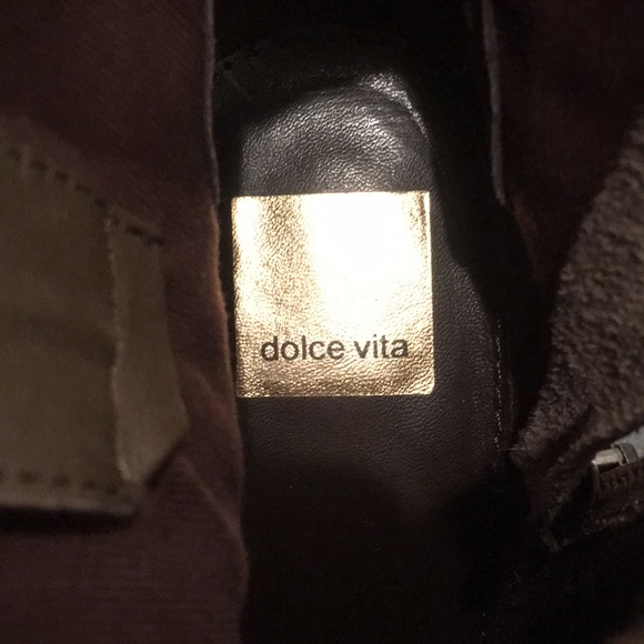 Dolce Vita brown suede ankle booties size 7 - Picture 7 of 7